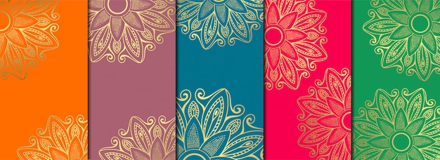 Mandala cover packaging design.