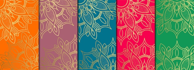 Mandala cover packaging design.