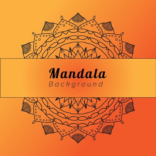 mandala creative art background design