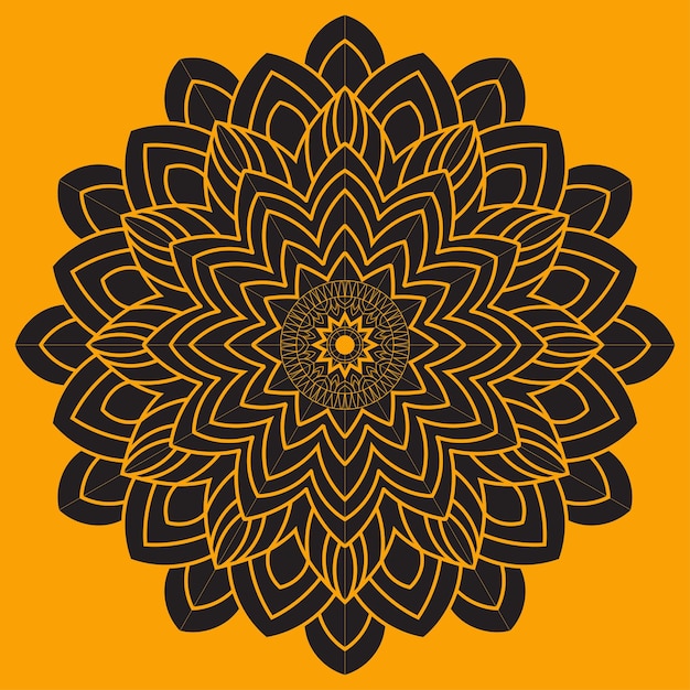 Mandala Design Background Template