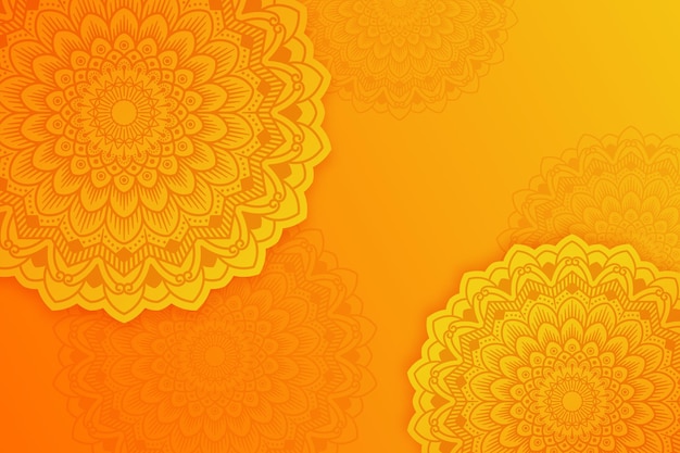 Vector mandala design background