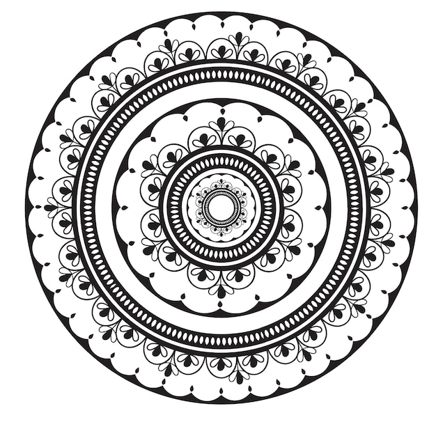 mandala design tempelete