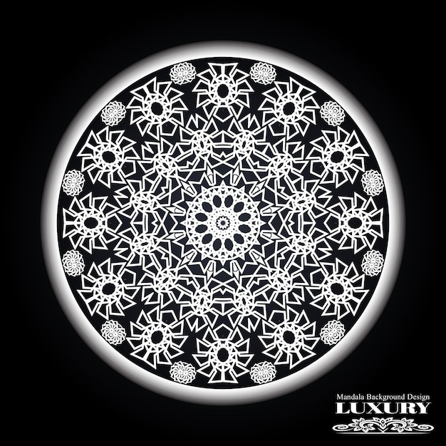 Mandala design template