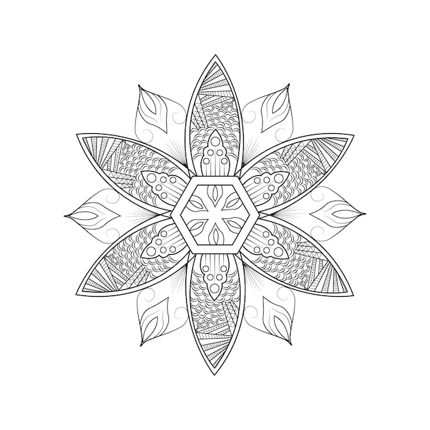 Mandala Design Vector Elementen Illustraties Oosters grafisch ontwerp