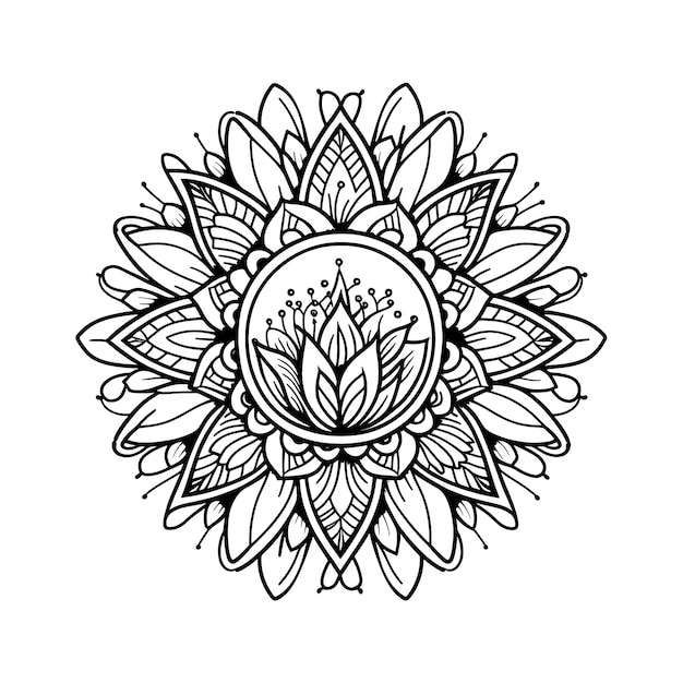 Mandala design Vector Ornamental luxury mandala mandala pattern mandala drawing flower mandala