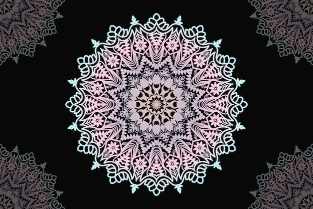 Mandala design. Vector ornamental mandala pattern design.