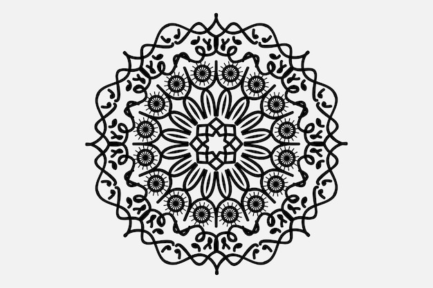 Simbolo di vettore di disegno mandala