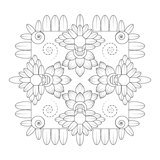 Mandala design vector