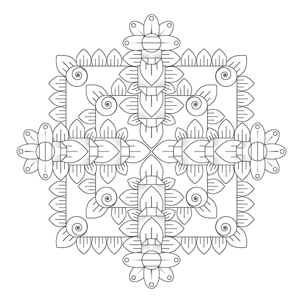 mandala design vector