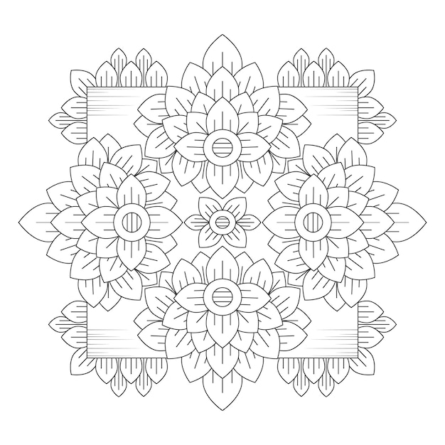 mandala design vector