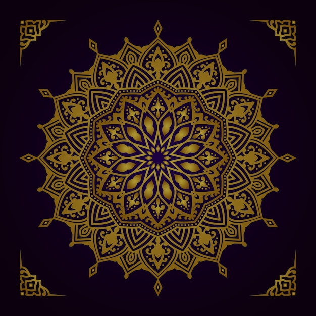 Mandala design with beautiful and luxurious compositions and colors