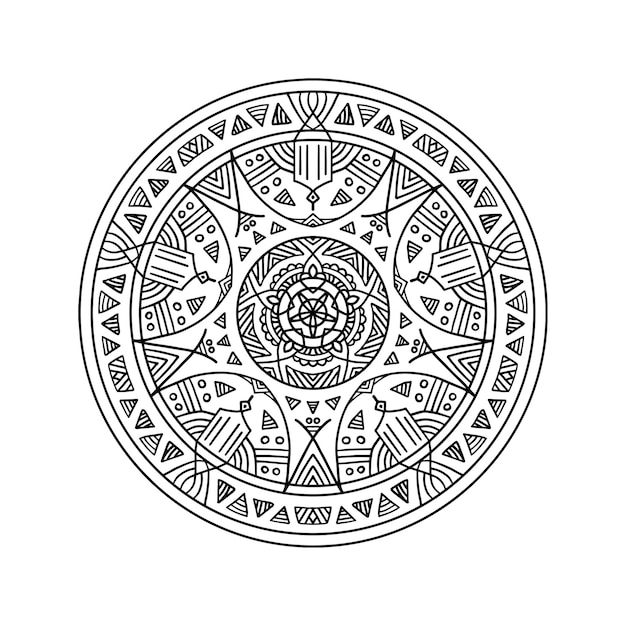 Disegno mandala