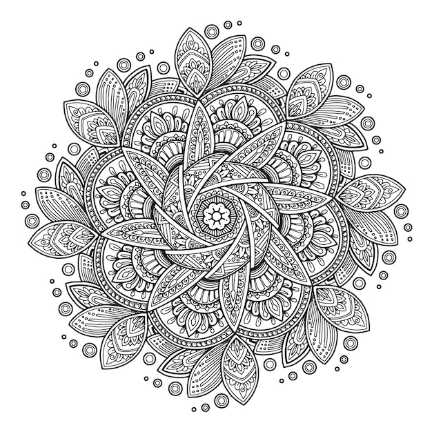 Vector mandala design