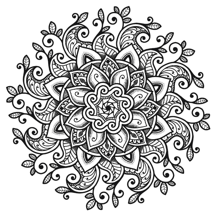 Vector mandala design