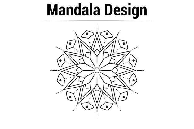 Vector mandala design