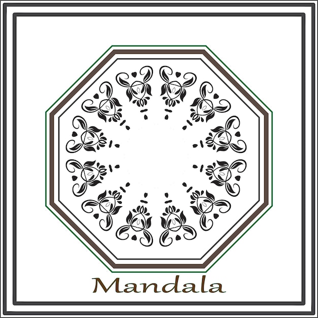 Vector mandala design