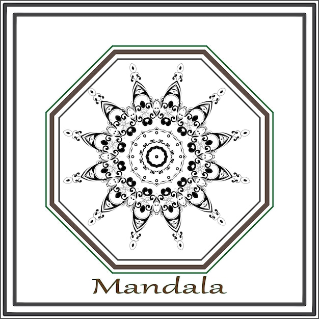 Vector mandala design