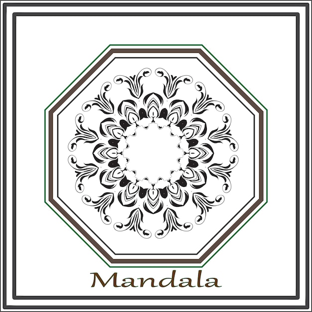 Vector mandala design