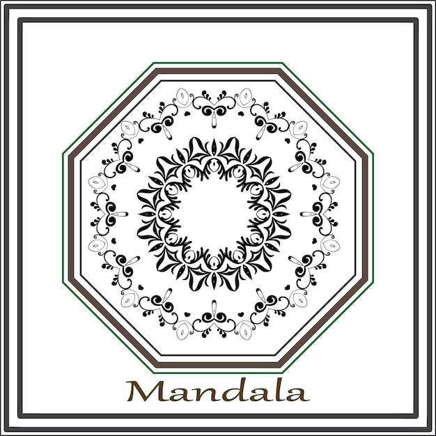 Vector mandala design