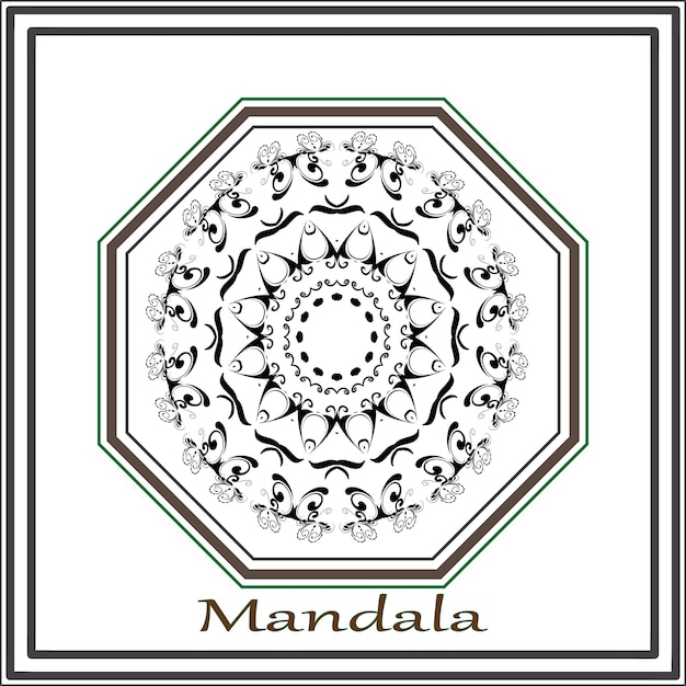 Vector mandala design