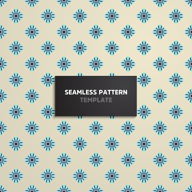 Mandala ethnic motive seamless pattern