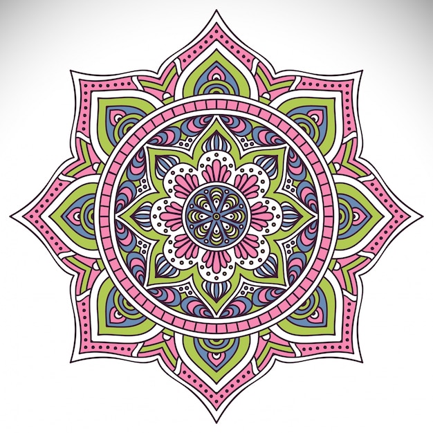 Vector mandala etnische stijl