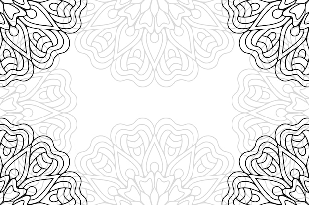 Mandala floral ornamental background