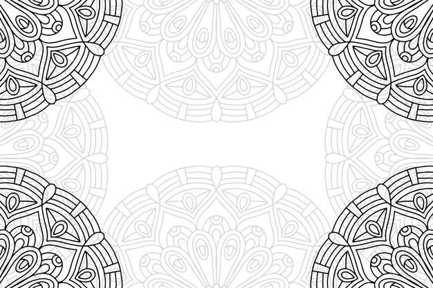 Mandala floral ornamental background