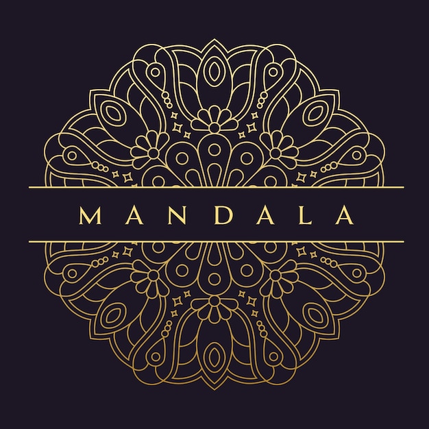 Mandala flower beautiful vector 