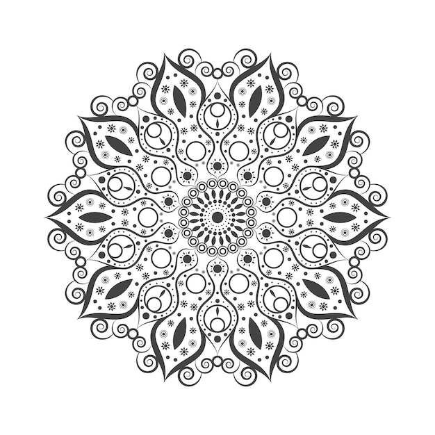 Mandala Flower Vector Illustration design