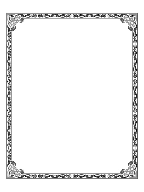 Mandala frame and border luxury Mandala border