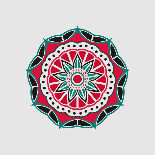 Mandala Frame-ontwerp Cirkel Vintage decoratieve elementen