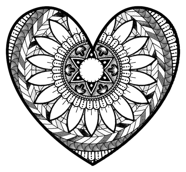 Mandala heart 2