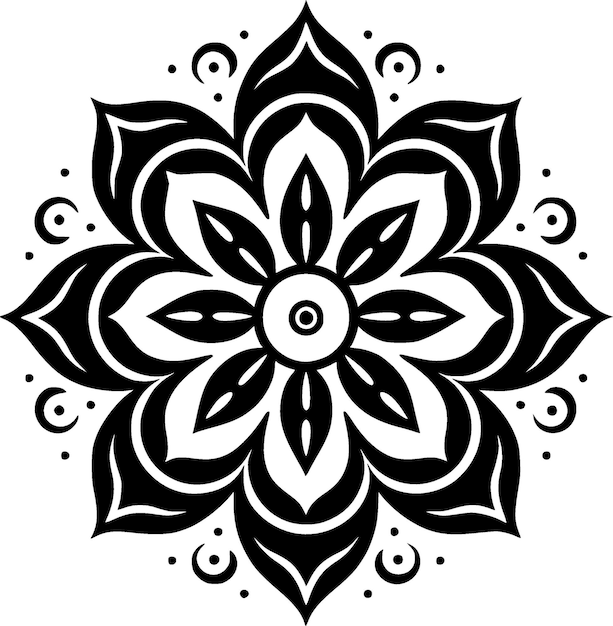 Mandala High Quality Vector Logo Vector illustratie ideaal voor T-shirt grafiek