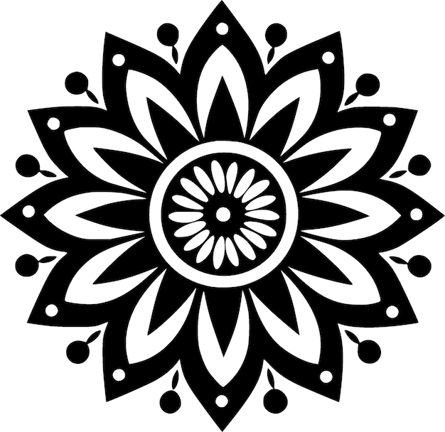 Mandala Hoge kwaliteit Vector Logo Vector illustratie ideaal voor T-shirt afbeelding