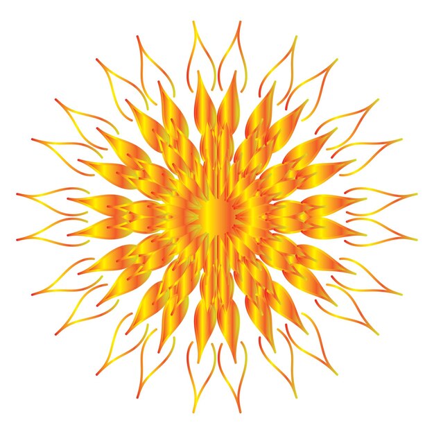 mandala icon and background