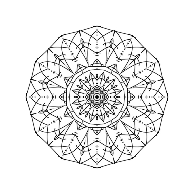 Mandala illustratie vectorafbeelding