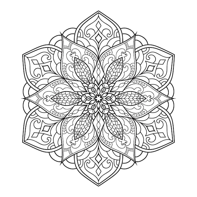 Mandala illustratie