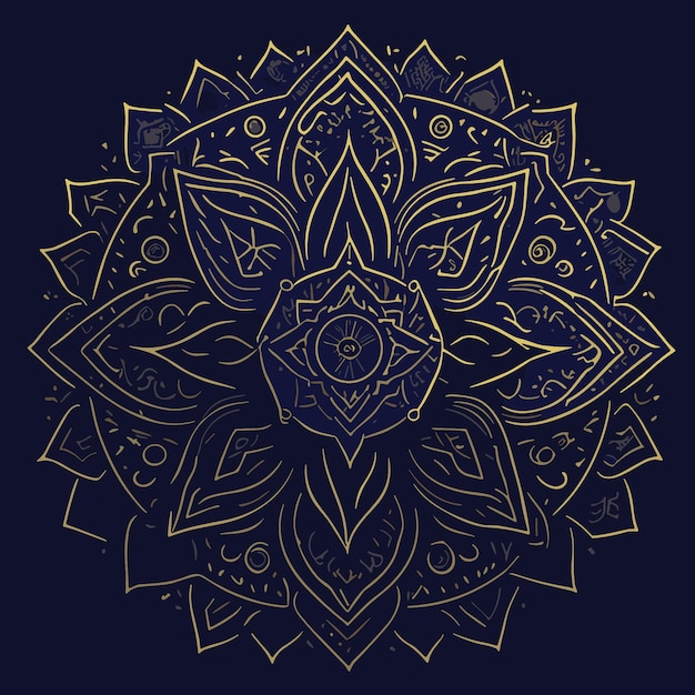 Mandala illustration art