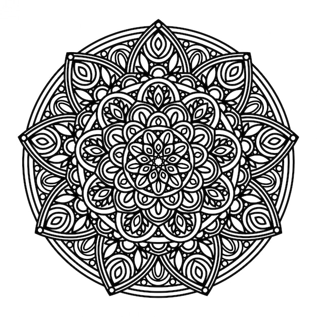 Vettore illustrazione di mandala