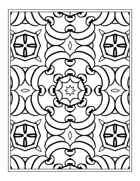 Mandala kleurboek pagina ei ontwerp voor volwassenen