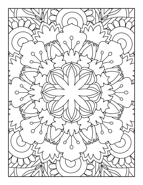 Mandala kleurplaat. kleurplaat. mandala