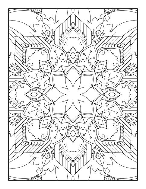 Mandala Kleurplaten Mandala Kleurboek Mandala Kleurboek Pagina's Kleurboek Voor Kinderen