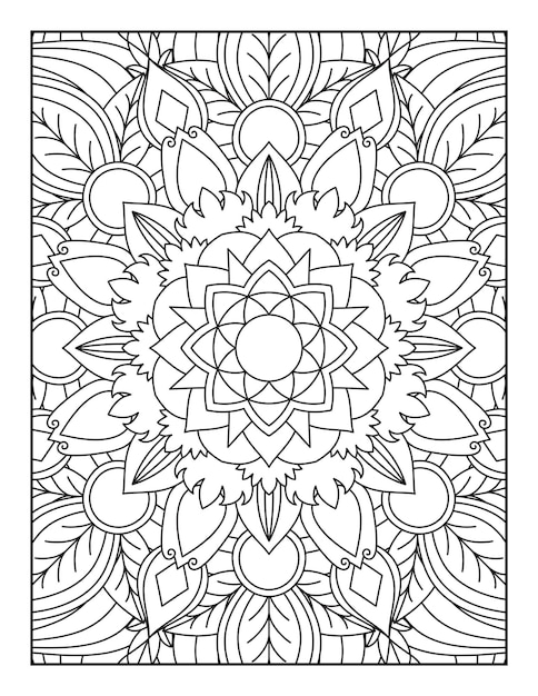 Mandala Kleurplaten Mandala Kleurboek Mandala Kleurboek Pagina's Kleurboek Voor Kinderen