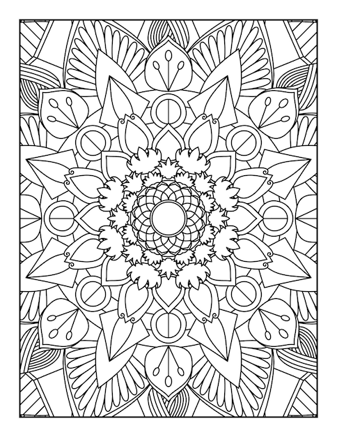 Mandala Kleurplaten Mandala Kleurboek Mandala Kleurboek Pagina's Kleurboek Voor Kinderen