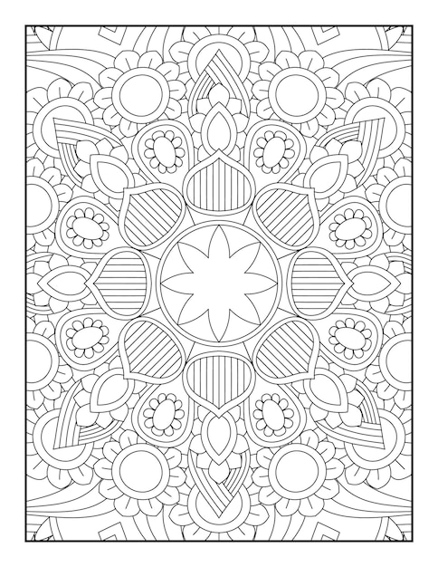 Mandala Kleurplaten Mandala Kleurboek Mandala Kleurboek Pagina's Kleurboek Voor Kinderen