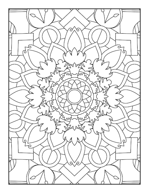 Mandala Kleurplaten Mandala Kleurboek Mandala Kleurboek Pagina's Kleurboek Voor Kinderen