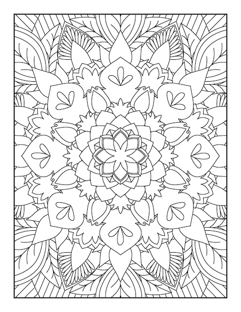 Mandala Kleurplaten Mandala Kleurboek Mandala Kleurboek Pagina's Kleurboek Voor Kinderen