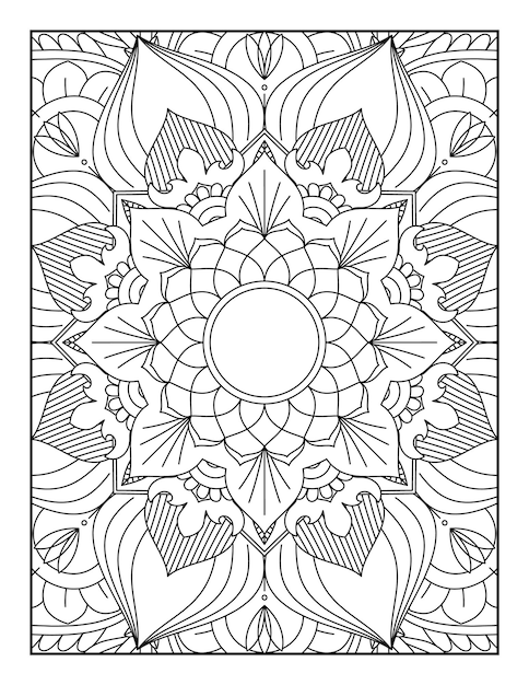 Mandala Kleurplaten Mandala Kleurboek Mandala Kleurboek Pagina's Kleurboek Voor Kinderen