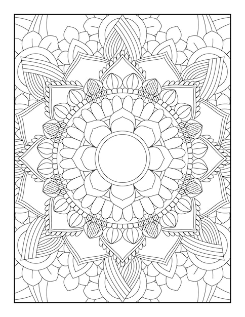 Mandala Kleurplaten Mandala Kleurboek Mandala Kleurboek Pagina's Kleurboek Voor Kinderen